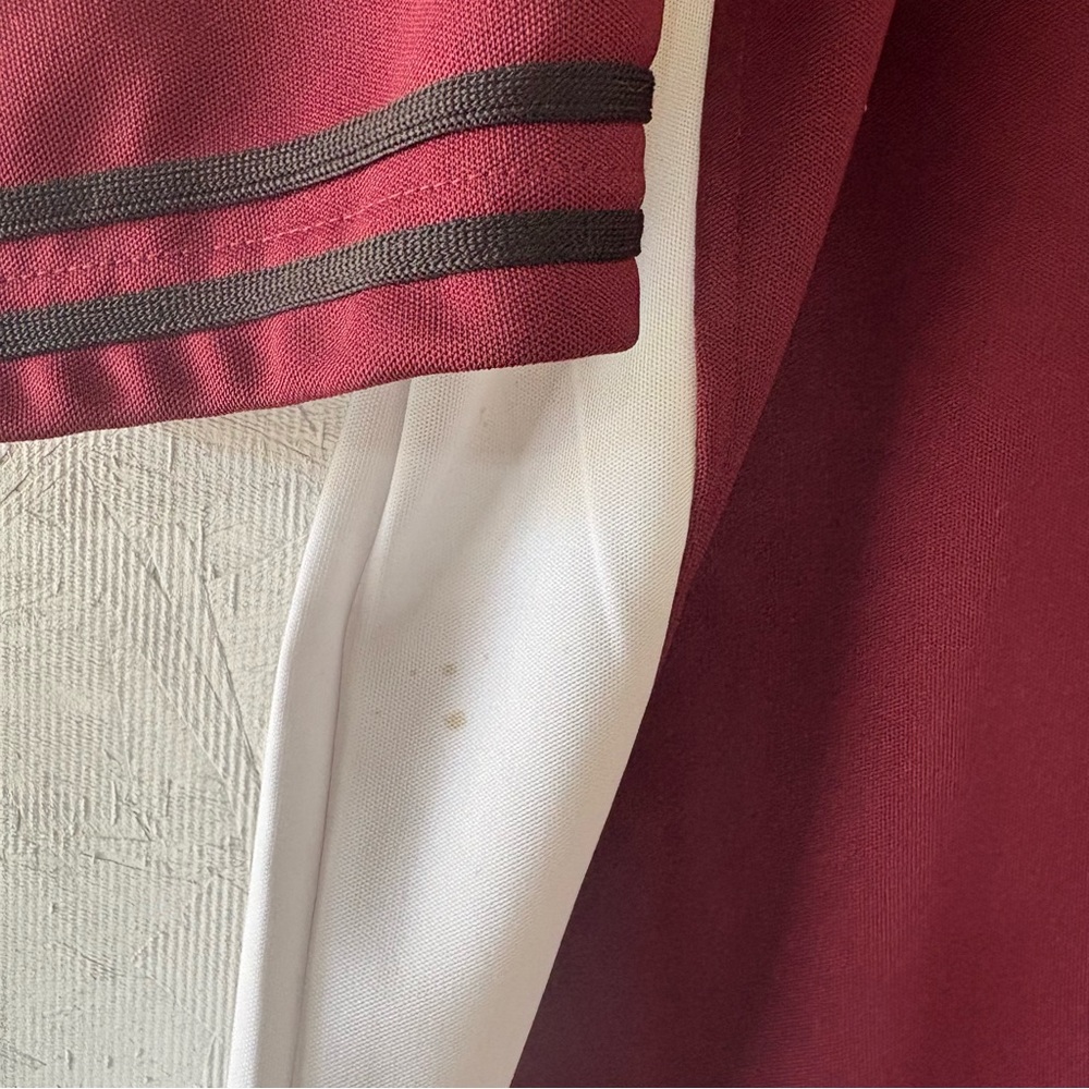 Colosseum Collegiate MSU Bulldogs Maroon Baseball Jersey 2XL Raglan Sleeves - Picture 8 of 12